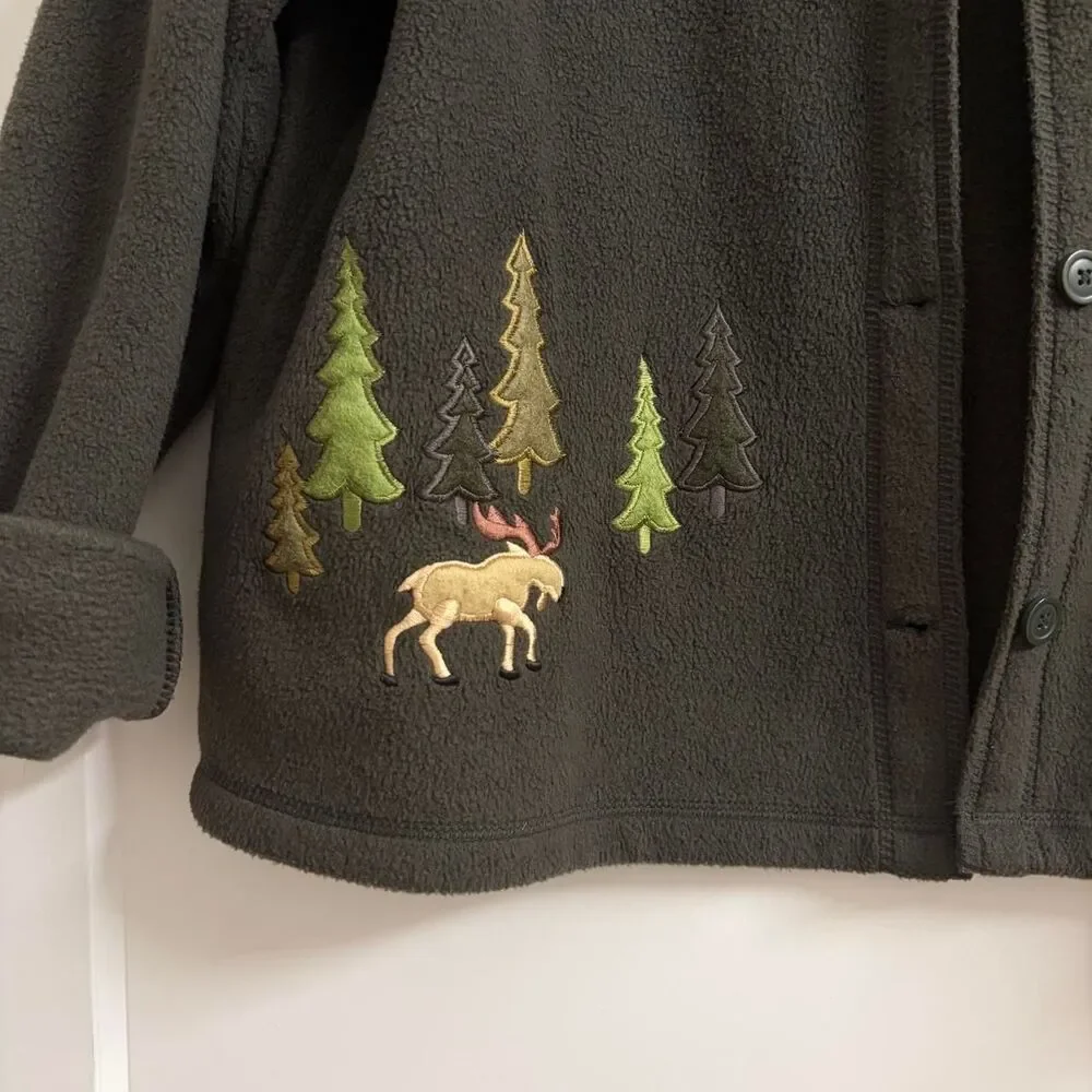 Croft-barrow Women's Green and Khaki Cardigan - Picture 2 of 5